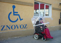Techo para sillas de ruedas